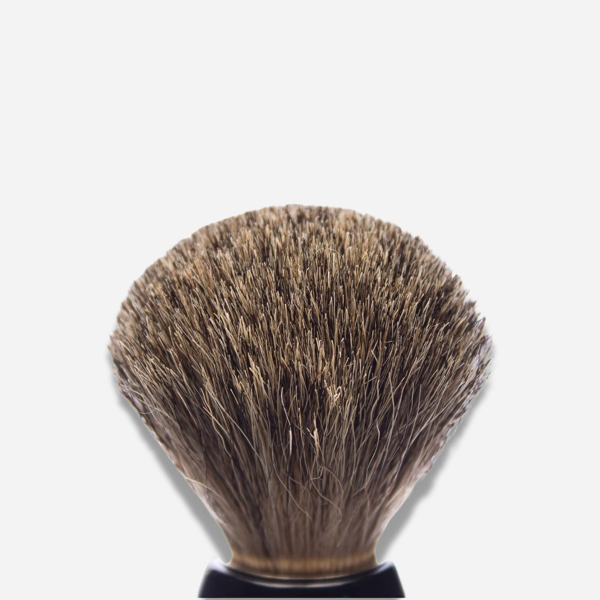 Blaireau de rasage noir – fibre Pur Gris