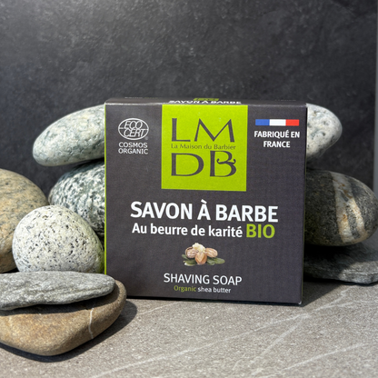Savon à barbe au beurre de karité bio certifié Ecocert La Maison du Barbier