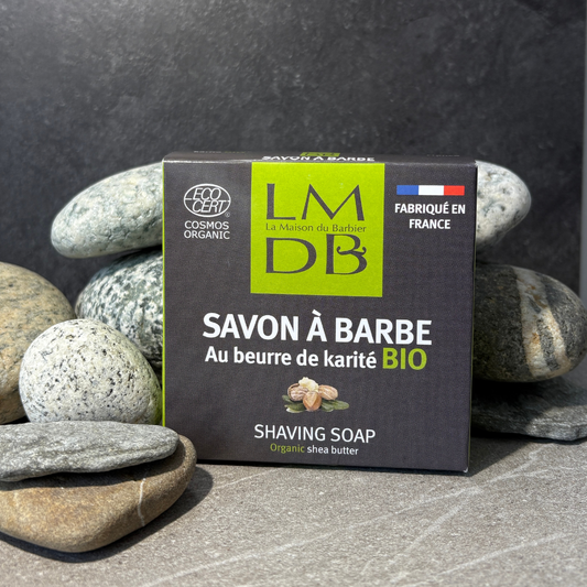 Savon à barbe au beurre de karité bio certifié Ecocert La Maison du Barbier