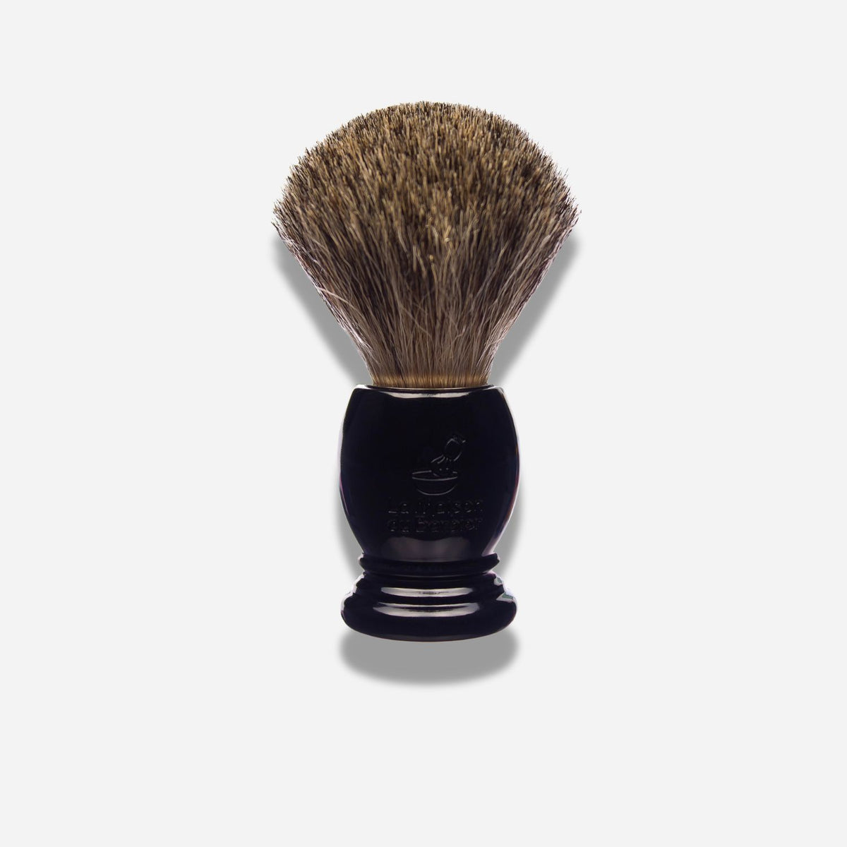Blaireau de rasage noir fibre Pur Gris