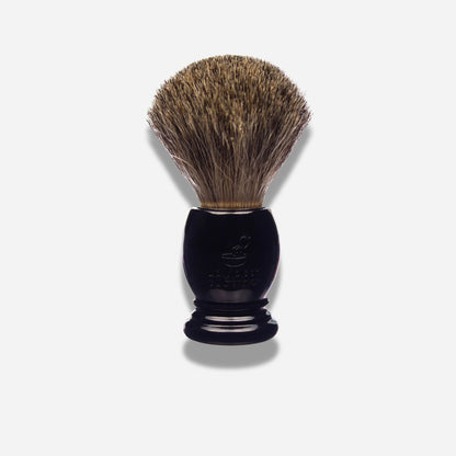 Blaireau de rasage noir fibre Pur Gris